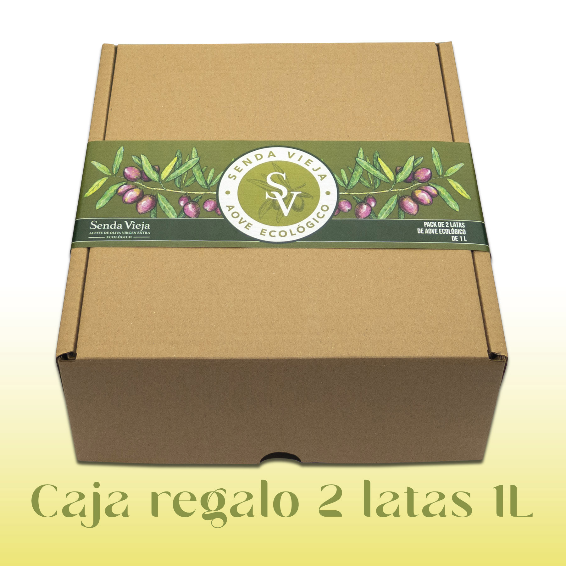 Caja regalo de 2 latas de 1 L
